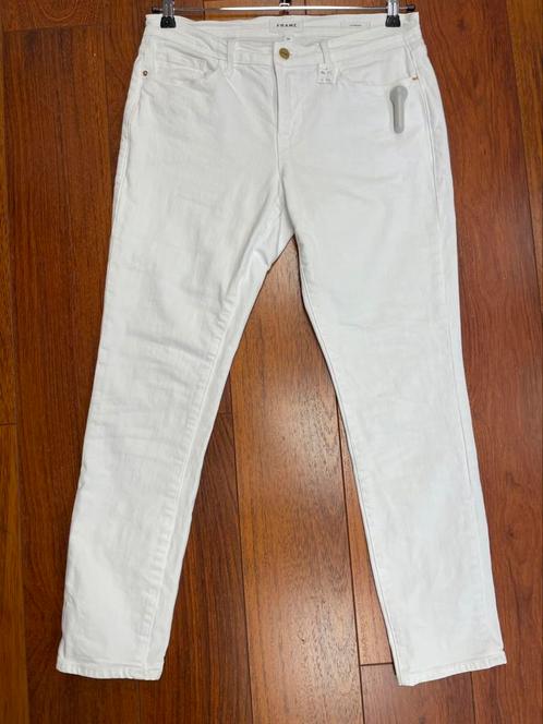 Frame jeans Le Garconne wit maat 28 /36 S, Kleding | Dames, Spijkerbroeken en Jeans, Zo goed als nieuw, W28 - W29 (confectie 36)