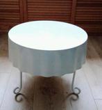 Ikea Backamo Salontafel - Wit, Minder dan 45 cm, Minder dan 55 cm, Metaal of Aluminium, Rond