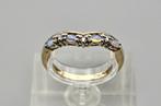 Gouden Vintage ring met edelsteen opaal en diamant. 2025/392, Overige kleuren, ., Ophalen of Verzenden, Zo goed als nieuw