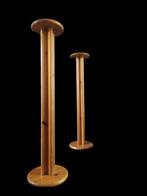 Prachtige vintage Scandinavisch design pine piedestal plant, Ophalen, Gebruikt