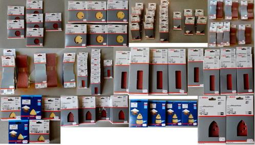 Bosch schuurpapier (excentrisch, delta, band, rechthoek), Doe-het-zelf en Verbouw, Gereedschap | Schuurmachines, Nieuw, Minder dan 600 watt