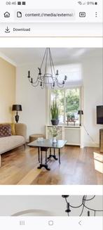 Stalen Kroonluchter voor kaarsen., Huis en Inrichting, Ophalen, Nieuw, Metaal, Landelijk