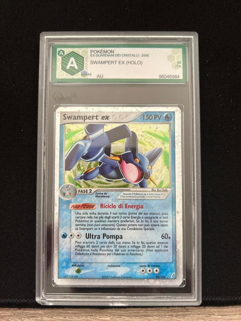 Swampert EX (ITA) - Zeldzame Pokémonkaart, Ophalen of Verzenden, Nieuw, Losse kaart