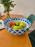 Vintage fruitschaal,  30 cm diameter, Ophalen, Porselein of Keramiek, Schaal, Rond