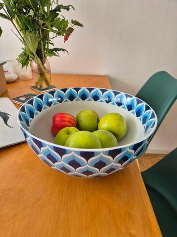 Vintage fruitschaal,  30 cm diameter beschikbaar voor biedingen