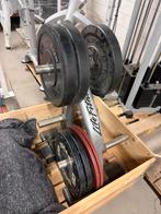 Bumperplates restant 70 kg, Sport en Fitness, Fitnessmaterialen, Ophalen, Halterschijven, Benen, Gebruikt