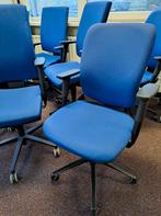Diverse blauwe bureaustoelen, Ophalen, Gebruikt, Blauw, Bureaustoel