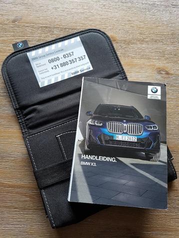 Origineel instructie boek en Boordmap BMW x3 In nieuw staat  beschikbaar voor biedingen