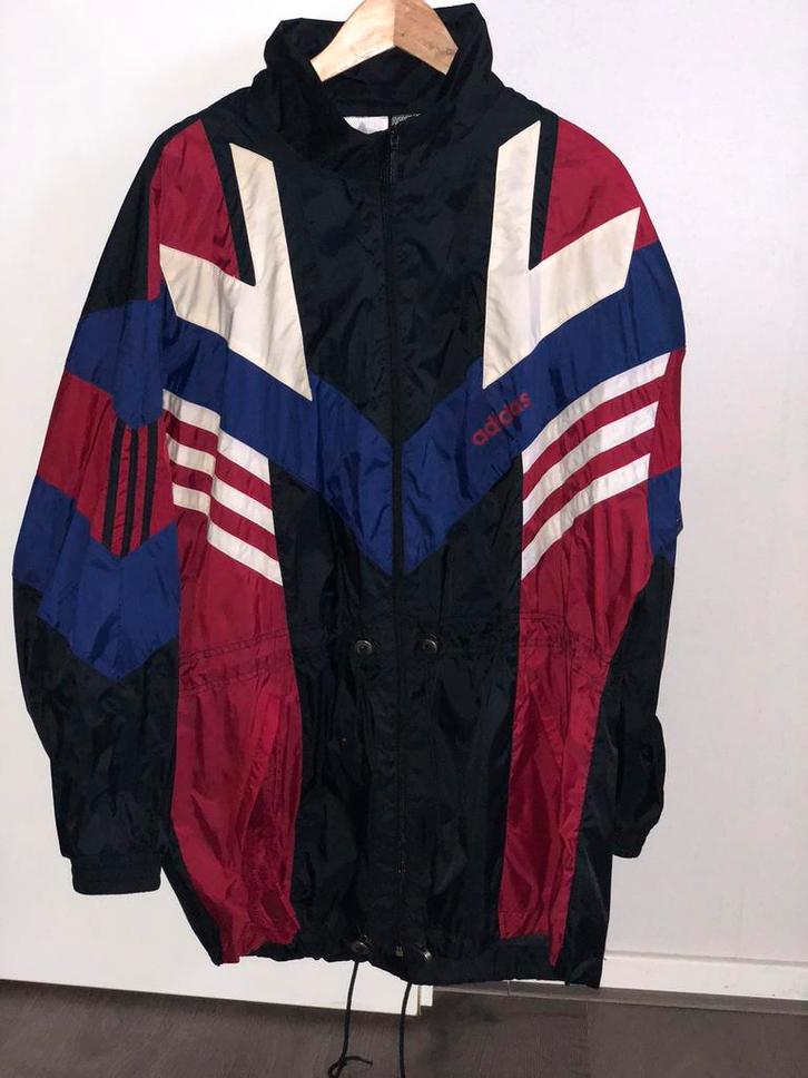 Adidas vintage jas maat L Zgan, Kleding | Heren, Overige Herenkleding, Zo goed als nieuw, Ophalen of Verzenden
