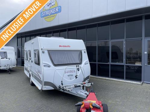 Dethleffs Summer Edition 430 DB Bed + Rondzit Mover BJ 2014, Caravans en Kamperen, Caravans, Bedrijf, tot en met 4, 1000 - 1250 kg