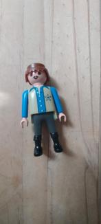 Playmobil western sheriff met bruin haar, Ophalen of Verzenden, Zo goed als nieuw, Los playmobil