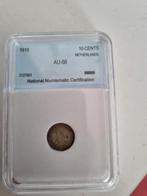 10 cent 1919, Postzegels en Munten, Munten | Nederland, Verzenden, Zilver, 10 cent, Koningin Wilhelmina