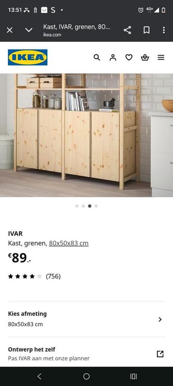 Ivar ikea kast - afbeelding 4