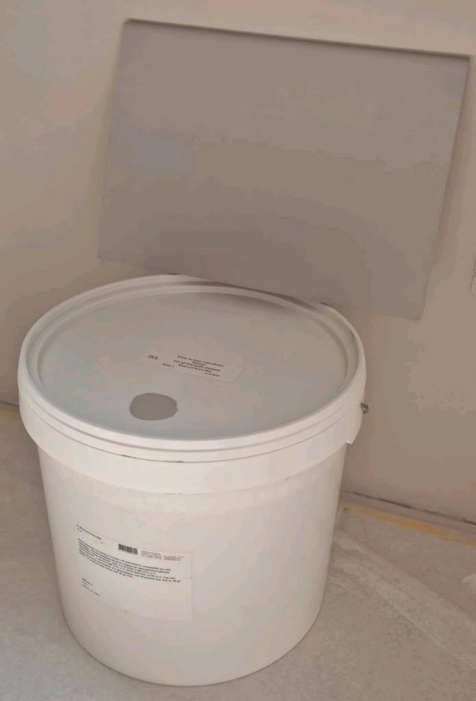 Muurverf extra mat 10L grijs, kleur Flamant P19 After Rain, Doe-het-zelf en Verbouw, Verf, Beits en Lak, Nieuw, Verf, 10 tot 15 liter