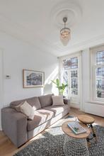 Grijze tweezitsbank in goede conditie, Ophalen, Gebruikt, 150 tot 200 cm, Tweepersoons