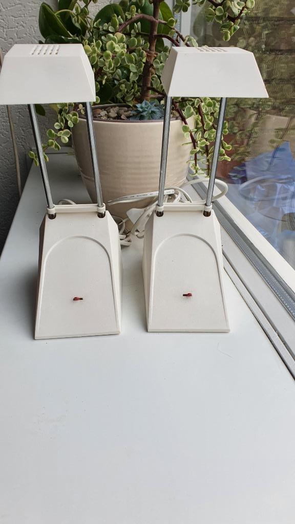 2 Stuks IKEA Telescopische Retro Bureaulampen Jaren 80, Huis en Inrichting, Lampen | Tafellampen, Minder dan 50 cm, Ophalen of Verzenden