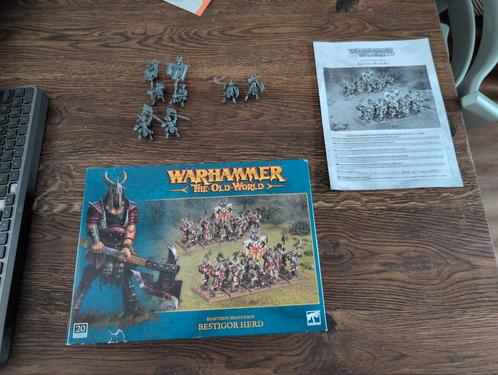 Warhammer Bestigor Herd - The Old World, Hobby en Vrije tijd, Wargaming, Gebruikt, Warhammer, Figuurtje(s), Ophalen of Verzenden