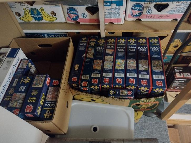 Diverse Jan van Haasteren puzzels, Hobby en Vrije tijd, Denksport en Puzzels, Zo goed als nieuw, 500 t/m 1500 stukjes, Ophalen of Verzenden