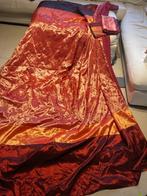 Donsovertrek in wilde zijde 220x200 cm, 2 kussenslopen, Ophalen of Verzenden, Zo goed als nieuw, Tweepersoons, Dekbedovertrek