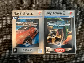 Need for Speed Underground PS2 - 2 Games! beschikbaar voor biedingen