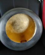 Windlicht,  kandelaar,  PTMD  grijs, koper, 25 tot 50 cm, Ophalen of Verzenden, Zo goed als nieuw, Metaal