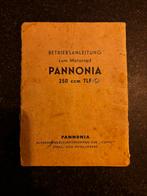 PANONIA Instructie BOEKJE HANDLEIDING MANUAL, Ophalen of Verzenden, Overige merken