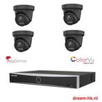 8MP Hikvision ColorVu AcuSense IP PoE set/NVR+4x8MP camera