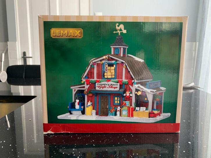 Twee prachtige Lemax kersthuisjes, Diversen, Kerst, Zo goed als nieuw, Ophalen