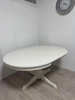 Klaptafel 6 persoons, Huis en Inrichting, Tafels | Eettafels, Ophalen, Zo goed als nieuw, Rond, 50 tot 100 cm