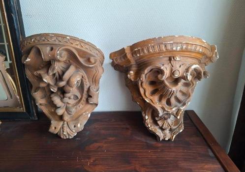 Antieke Muurconsoles/Console/Wandplateau/Consoles, Antiek en Kunst, Curiosa en Brocante, Ophalen of Verzenden