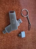 2TB USB Stick met Adapters, Computers en Software, USB Sticks, Ophalen of Verzenden, Nieuw, Generic, 2 TB of meer