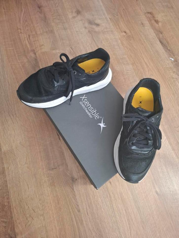 Xsensible Golden Gate Sneakers Zwart Maat 41, Kleding | Dames, Schoenen, Zo goed als nieuw, Sneakers of Gympen, Zwart, Verzenden