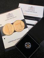 Gouden Gulden Koningin Beatrix - 14 Karaat - Bieden!, Postzegels en Munten, 1 gulden, Verzenden, Koningin Beatrix, Goud