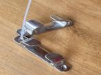 2 x RVS verhaalklamp / boegklamp 15 cm, Watersport en Boten, Ophalen of Verzenden, Zo goed als nieuw, Overige typen