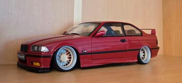Verbouwde BMW E36 Coupe M3 Streetfighter Rood beschikbaar voor biedingen