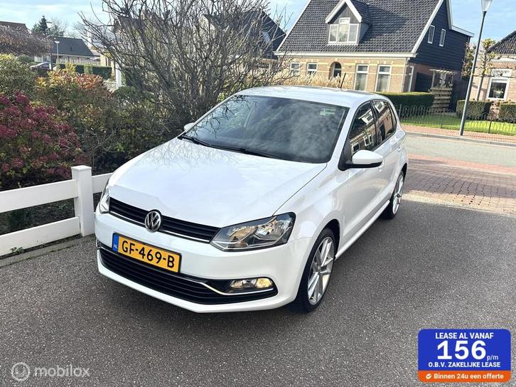 Volkswagen Polo 1.2 TSI 90 PK HIGHLINE CLIMATE CONTROLE BLUE, Auto's, Volkswagen, Bedrijf, Te koop, Polo, ABS, Airbags, Airconditioning