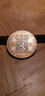 1864 LSch.470a Rijksdaalder Willem3, Gebruikt, Ophalen of Verzenden, Kleiner dan 17, Dame of Heer