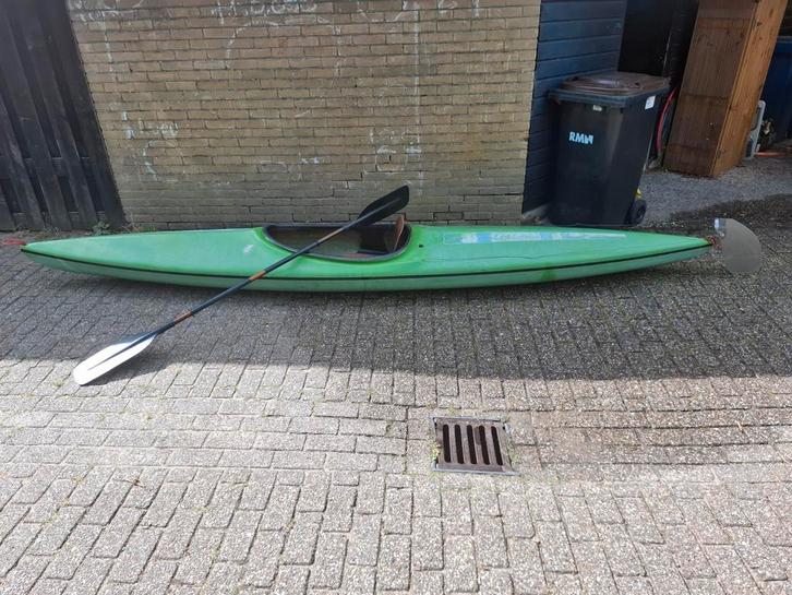 Lettmann trailer kayak met roer, Watersport en Boten, Kajaks, Gebruikt, 1-persoons, Ophalen