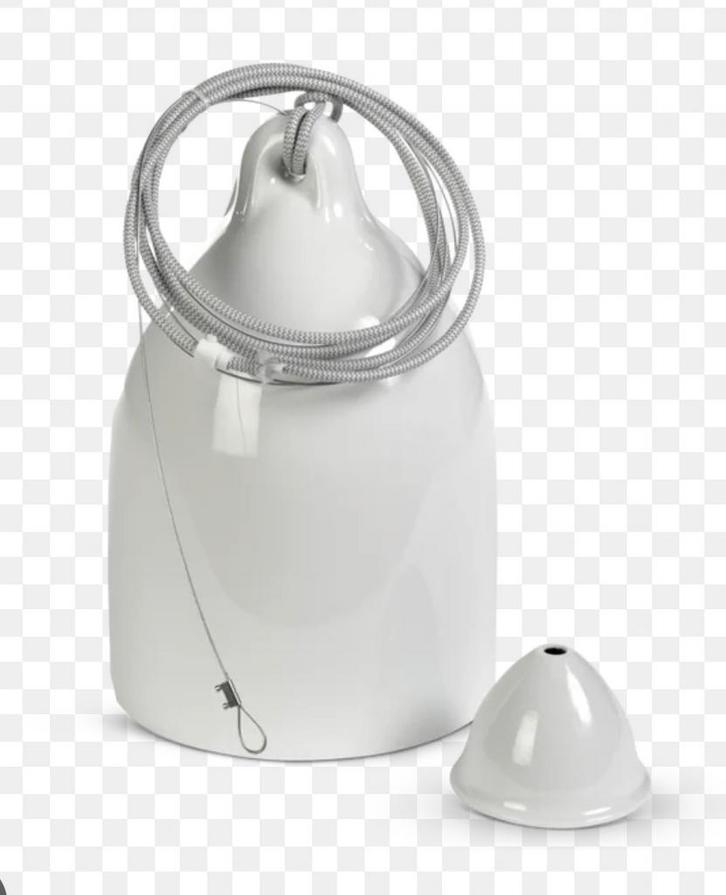 3x Pols Potten Bufferlamp Wit/Goud - Design Hanglamp, Huis en Inrichting, Lampen | Hanglampen, Zo goed als nieuw, Minder dan 50 cm