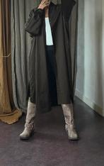 Mooie popline zware katoen jas jurk shirtdress vib s, Ophalen of Verzenden, Nieuw, Maat 38/40 (M), Overige kleuren