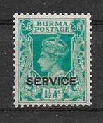 Birma 1937 George VI, Verzenden, Postfris, Zuidoost-Azië