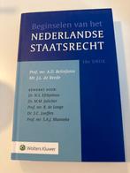 Nederlandse Staatsrecht, 19e druk, Boeken, Ophalen of Verzenden, Alpha, Gelezen, WO