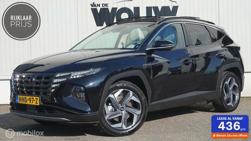 Hyundai Tucson 1.6 T-GDI HEV Premium Sky Panoramadak | Beige, Auto's, Hyundai, Bedrijf, Te koop, Tucson, 360° camera, ABS, Adaptive Cruise Control