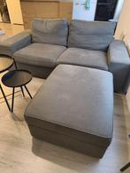 2-zits Ikea Kivik bank + poef, Ophalen, Tweepersoons, 75 tot 100 cm, Zo goed als nieuw