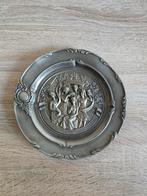 Vintage Tinnen Herdenkingsbord, Antiek en Kunst, Antiek | Schalen, Ophalen of Verzenden