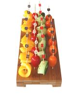 NIEUWE Hapjes plank voor 52 hapjes - nu voor € 6.95 - bamboo, Ophalen of Verzenden, Nieuw, Rechthoekig, Overige materialen