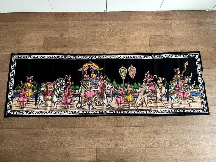 Groot wandkleed India, Antiek en Kunst, Kunst | Niet-Westerse kunst, Ophalen of Verzenden