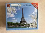 King puzzel Eiffel Tower in spring - city collection - 1000, Ophalen of Verzenden, 500 t/m 1500 stukjes, Gebruikt, Legpuzzel