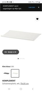 Schoenenrek voor in de pax kasten v ikea, Ophalen, 200 cm of meer, 50 tot 100 cm, Zo goed als nieuw