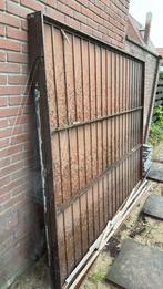 Gratis metalen schutting delen, Tuin en Terras, Schuttingen, Ophalen, Gebruikt, Minder dan 3 meter